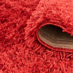 Kukoon Soft Fluffy Thick Pile Shaggy Area Rug, Living Room Bedroom Carpet Runner in Terracotta - Size: 120 cm x 170 cm - thumbnail 6