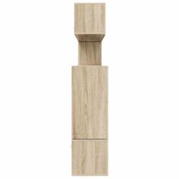 Berkfield Home 10 Piece TV Cabinet Set Sonoma Oak Engineered Wood in Light Brown - thumbnail 7