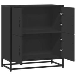Berkfield Home Sideboard Black 68x35x76 cm Engineered Wood - Size: 68 x 35 x 76 cm - thumbnail 7