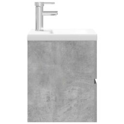Berkfield Home 2 Piece Bathroom Furniture Set Concrete Grey Engineered Wood - thumbnail 6