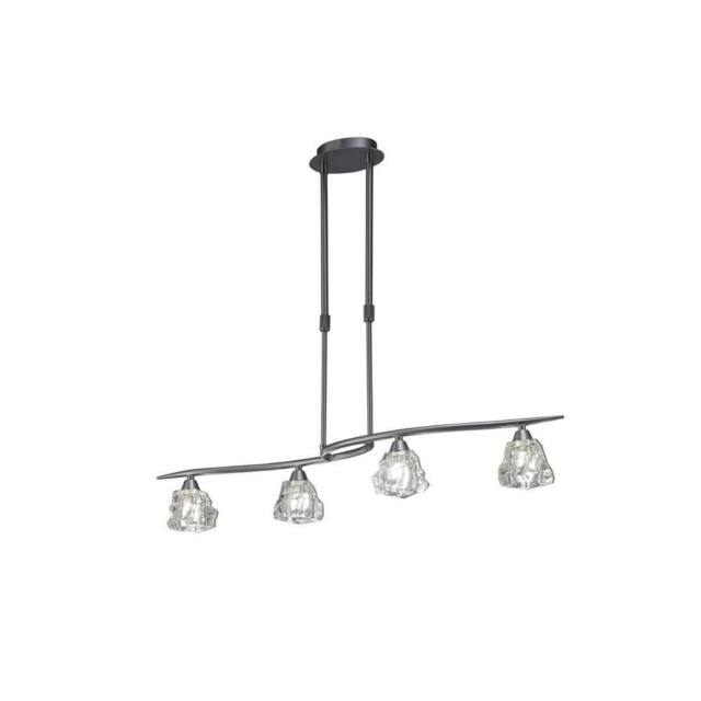 Netlighting Iku Telescopic 4 Light G9 Line Satin Nickel in Grey - image 1