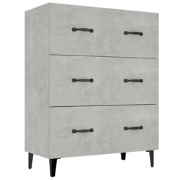 Berkfield Home Sideboard Concrete Grey 69.5x34x90 cm Engineered Wood - thumbnail 2