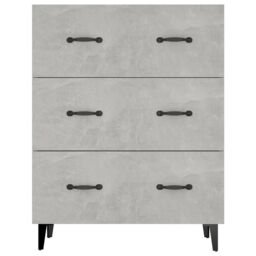Berkfield Home Sideboard Concrete Grey 69.5x34x90 cm Engineered Wood - thumbnail 6