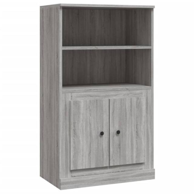 Berkfield Home Highboard Grey Sonoma 60x35.5x103.5 cm Engineered Wood - image 1