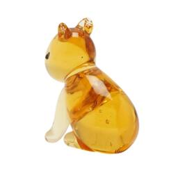 Objets d'Art Miniature Glass Figurine Capybara in Amber - thumbnail 4