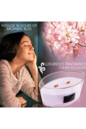 Deco Express Woodwick Candles - Cherry Blossom in Pink - thumbnail 3