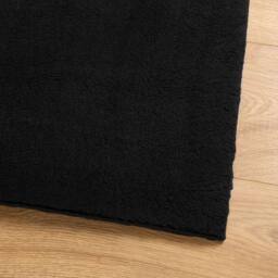 Berkfield Home Rug HUARTE Short Pile Soft & Washable Black 120x120 cm - Size: Medium - thumbnail 4