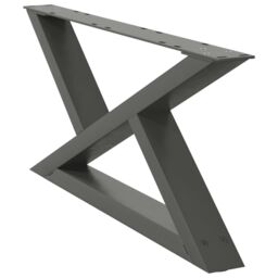 Berkfield Home Coffee Table Legs 2 pcs Anthracite 70x(30-31.3) cm Steel - thumbnail 4
