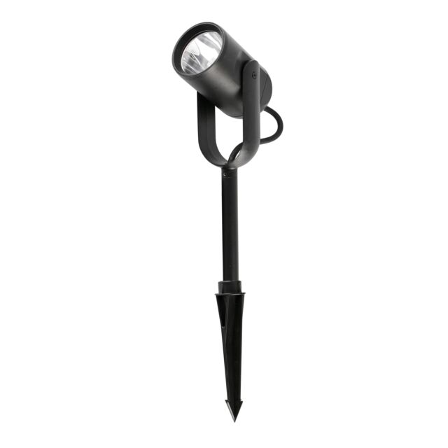 Netlighting Slot Outdoor LED Spike Light Black H20 14W 3000K IP65 - image 1