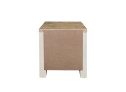 Birlea Lamp Table Grey Highgate 1 Drawer & Oak Farmhouse Shabby Chic in Cream - thumbnail 8