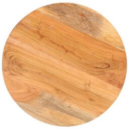 Berkfield Home Coffee Table Ã˜68x43 cm Solid Acacia Wood in Brown - Size: 68x43 cm - thumbnail 4