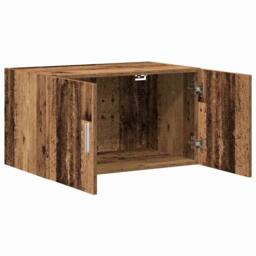 Berkfield Home Wall Cabinet Old Wood 70x42, 5x40 cm Engineered Wood in Brown - thumbnail 4