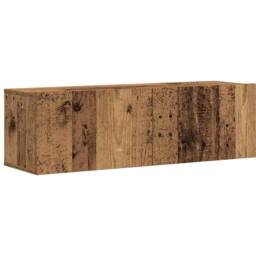 Berkfield Home 7 Piece TV Cabinet Set Wall-mounted Old Wood Engineered Wood in Brown - thumbnail 6