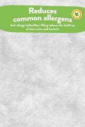 Slumberdown Sleep Soundly Anti Allergy Mattress Topper in White - Size: King - thumbnail 5