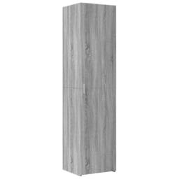 Berkfield Home Slim Storage Cabinet Grey Sonoma 45x42.5x225 cm Engineered Wood - thumbnail 6