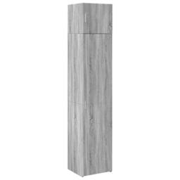 Berkfield Home Slim Storage Cabinet Grey Sonoma 45x42.5x225 cm Engineered Wood - thumbnail 2
