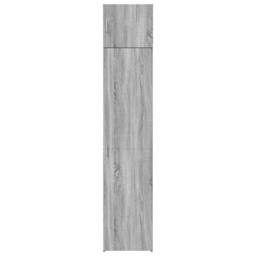 Berkfield Home Slim Storage Cabinet Grey Sonoma 45x42.5x225 cm Engineered Wood - thumbnail 4