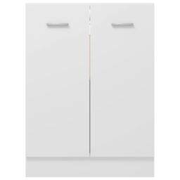 Berkfield Home Bottom Cabinet White 60x46x81.5 cm Engineered Wood - thumbnail 6