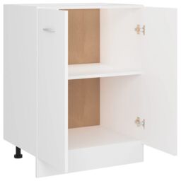 Berkfield Home Bottom Cabinet White 60x46x81.5 cm Engineered Wood - thumbnail 5