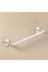 Cosmic Towel rack, 40cm, Matt white, Anti-corrosion, Start Collection in Soft White - thumbnail 2