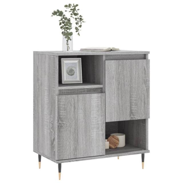 Berkfield Home Sideboard Grey Sonoma 60x35x70 cm Engineered Wood - Size: 60 x 35 x 70 cm - image 1