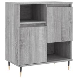 Berkfield Home Sideboard Grey Sonoma 60x35x70 cm Engineered Wood - Size: 60 x 35 x 70 cm - thumbnail 3