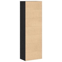Berkfield Home Highboard Black Oak 60x35x180 cm Engineered Wood - Size: 60 x 35 x 180 cm - thumbnail 8