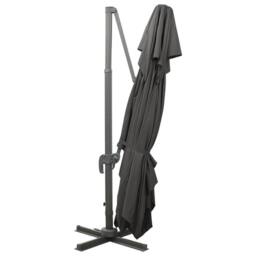 Berkfield Home Durable Cantilever Garden Parasol with Double Top Anthracite 400x in Charcoal - thumbnail 4