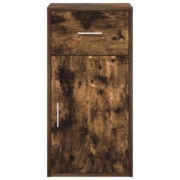 Berkfield Home Smoked Oak Storage Cabinet Smoked oak in Brown - thumbnail 5