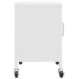 Berkfield Home Storage Cabinet White 60x35x56 cm Steel - Size: 60 x 35 x 56 cm - thumbnail 4