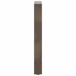 Berkfield Home Modern Coffee Table Legs Natural Steel 2 pcs 50x(72-73) cm Steel in Grey - thumbnail 6