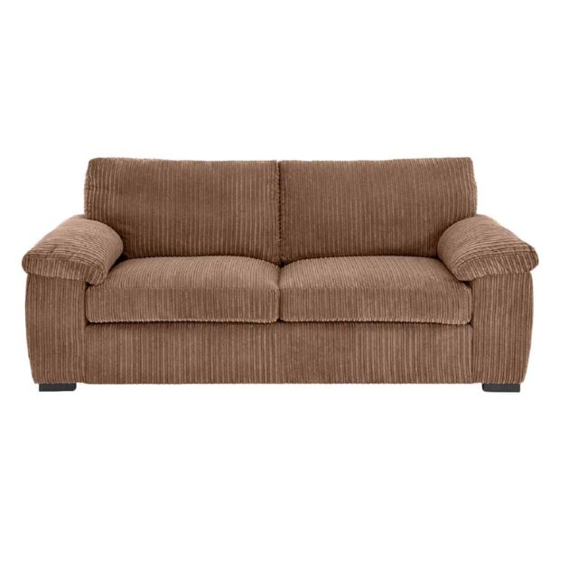 SOFASELECTION UK Men's Jumbo Cord Amalfi 3 Seater Sofa in Beige - image 1