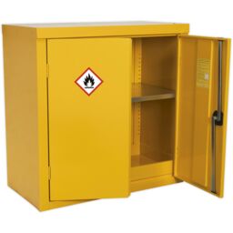 Loops Hazardous Substance Cabinet - 900 x 460 x 900mm - Two Door - 2 Point Key Lock - thumbnail 3