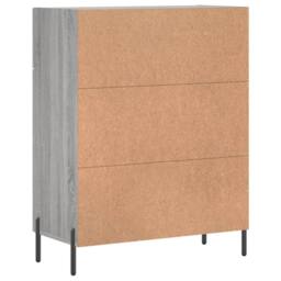 Berkfield Home Sideboard Grey Sonoma 69.5x34x90 cm Engineered Wood - thumbnail 8