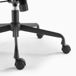 FurnitureboxUK Sabine Grey Fabric Swivel Office Chair - thumbnail 8
