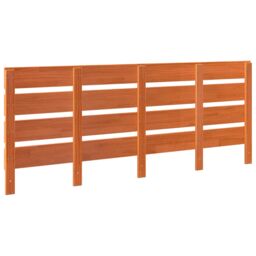 Berkfield Home Headboard Wax brown 200.5 x 3 x 80 cm Solid pine wood - thumbnail 6