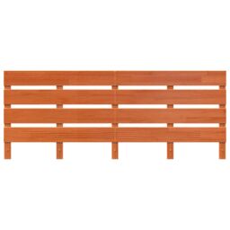 Berkfield Home Headboard Wax brown 200.5 x 3 x 80 cm Solid pine wood - thumbnail 4