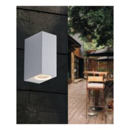 Netlighting QUBO Outdoor 2 Light Up Down Light White IP54 15.1x9.3x6.7cm - Size: 15.1x9.3x6.7 cm - thumbnail 4