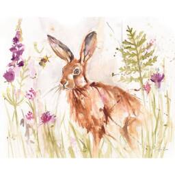 Jennifer Rose Hazy Afternoon Framed Canvas Print in Brown - thumbnail 1