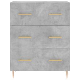 Berkfield Home Sideboard Concrete Grey 69.5x34x90 cm Engineered Wood - thumbnail 5