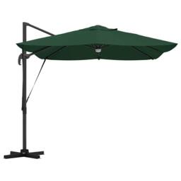 Berkfield Home Green Cantilever Umbrella Green Polyester, Metal Large - thumbnail 7