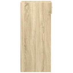 Berkfield Home Sideboard Sonoma Oak 45x42.5x93 cm Engineered Wood in Light Tan - thumbnail 5