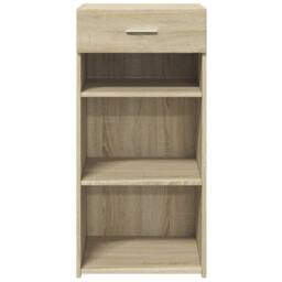 Berkfield Home Sideboard Sonoma Oak 45x42.5x93 cm Engineered Wood in Light Tan - thumbnail 4