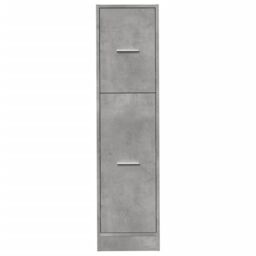 Berkfield Home Apothecary Cabinet Concrete Grey 30x41x118 cm Engineered Wood - Size: 30 x 41 x 118 cm - thumbnail 5