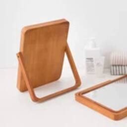 Havendro Dressing Table Mirror Free Standing Tabletop Vanity Makeup Mirror in Natural - thumbnail 5