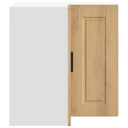 "Berkfield Home Kitchen Wall Corner Cabinet ""Porto"" Artisan Oak Engineered Wood in Brown" - thumbnail 6