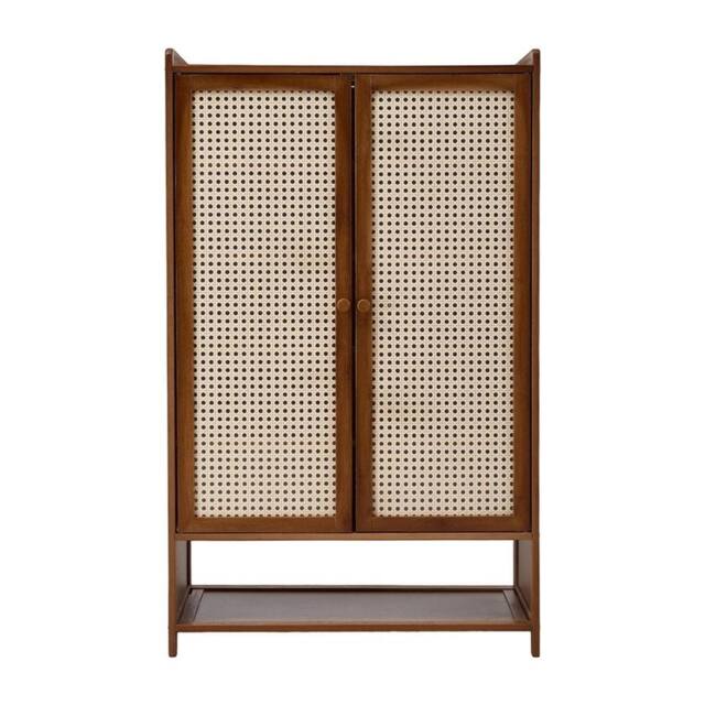 PAWNORA Shoe Cabinet Rack Storage in Brown - image 1