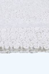 Homescapes Luxury Square Bath Mat 1600GSM 100% Cotton Reversible Shower Mat, 50cm in White - thumbnail 5