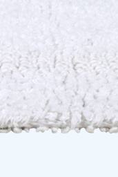 Homescapes Luxury Square Bath Mat 1600GSM 100% Cotton Reversible Shower Mat, 50cm in White - thumbnail 4