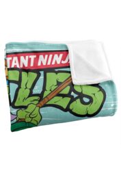 Teenage Mutant Ninja Turtles TMNT Turtle Group Silky Touch Super Soft Throw Blanket 152 X 127 cm in White - thumbnail 3